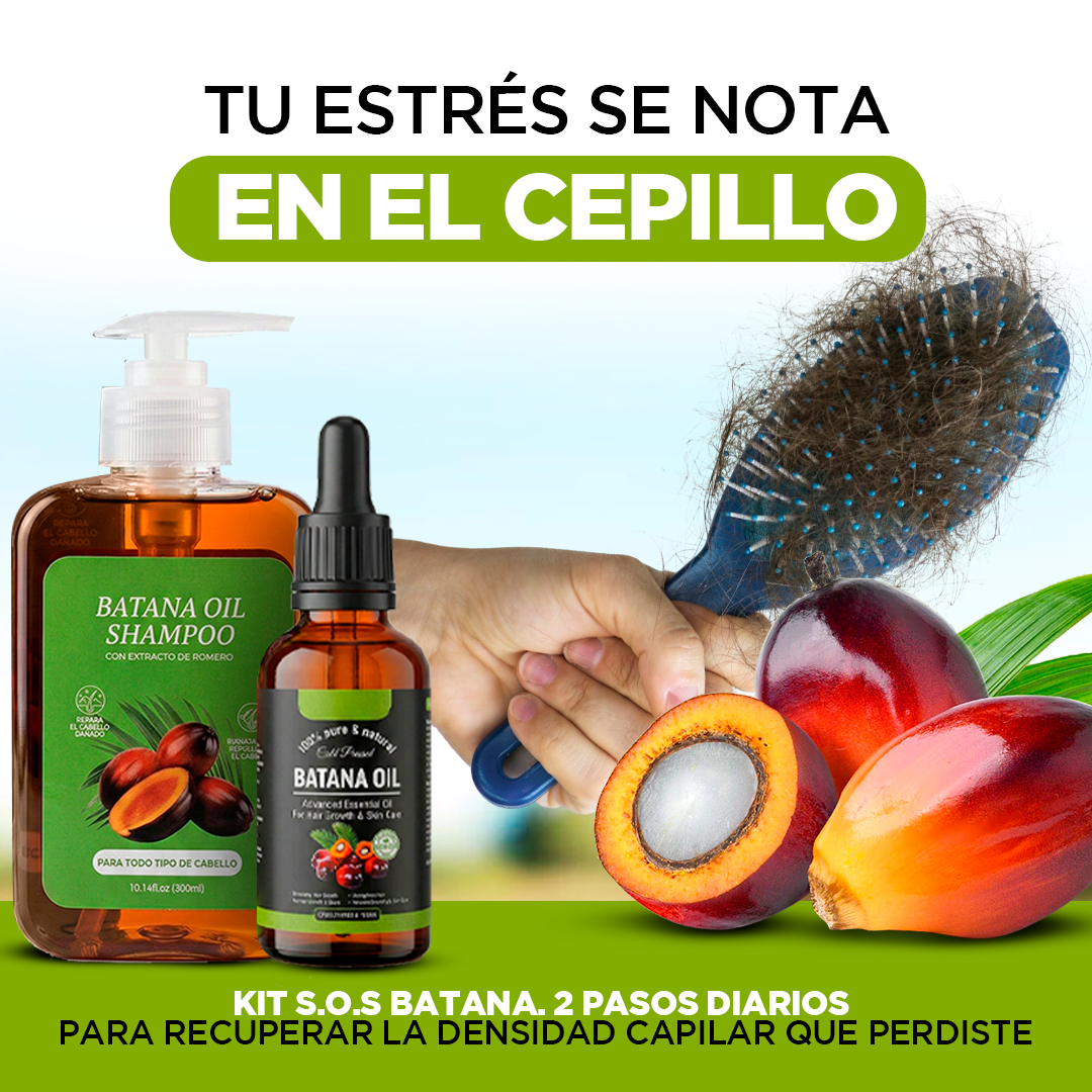 2 SHAMPOO BATANA+1 ACEITE BATANA OIL M.P